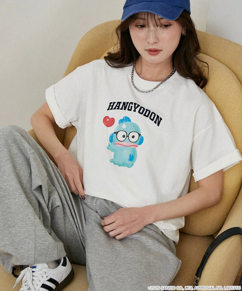 "SANRIO CHARACTERS" College Style Printed T-Shirt Limited Edition