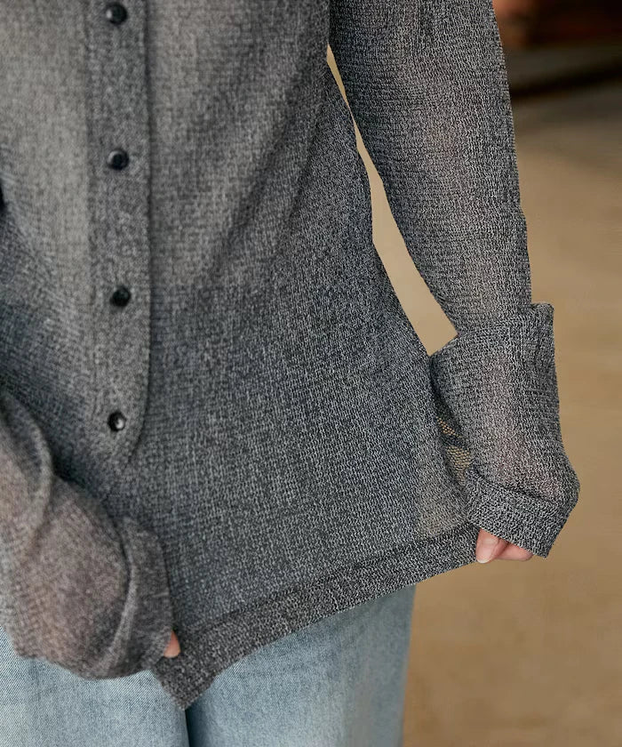 Mesh Shirt Cardigan Limited Edition