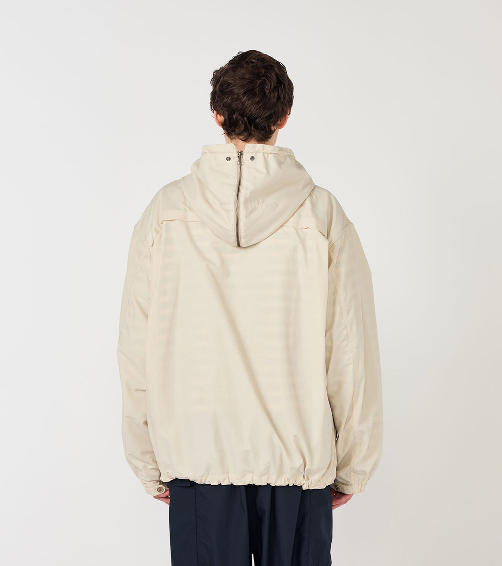 Nylon Twill Hooded Jacket