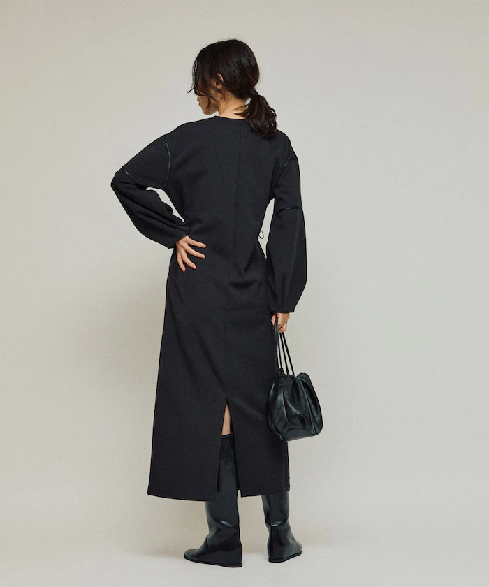 Cocoon Sleeve Damboru Sweat One-Piece / Spindle