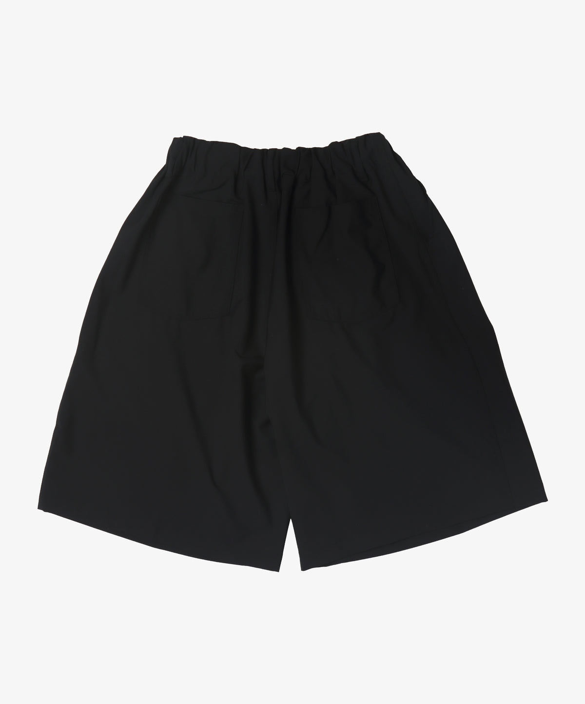 circular short pants black