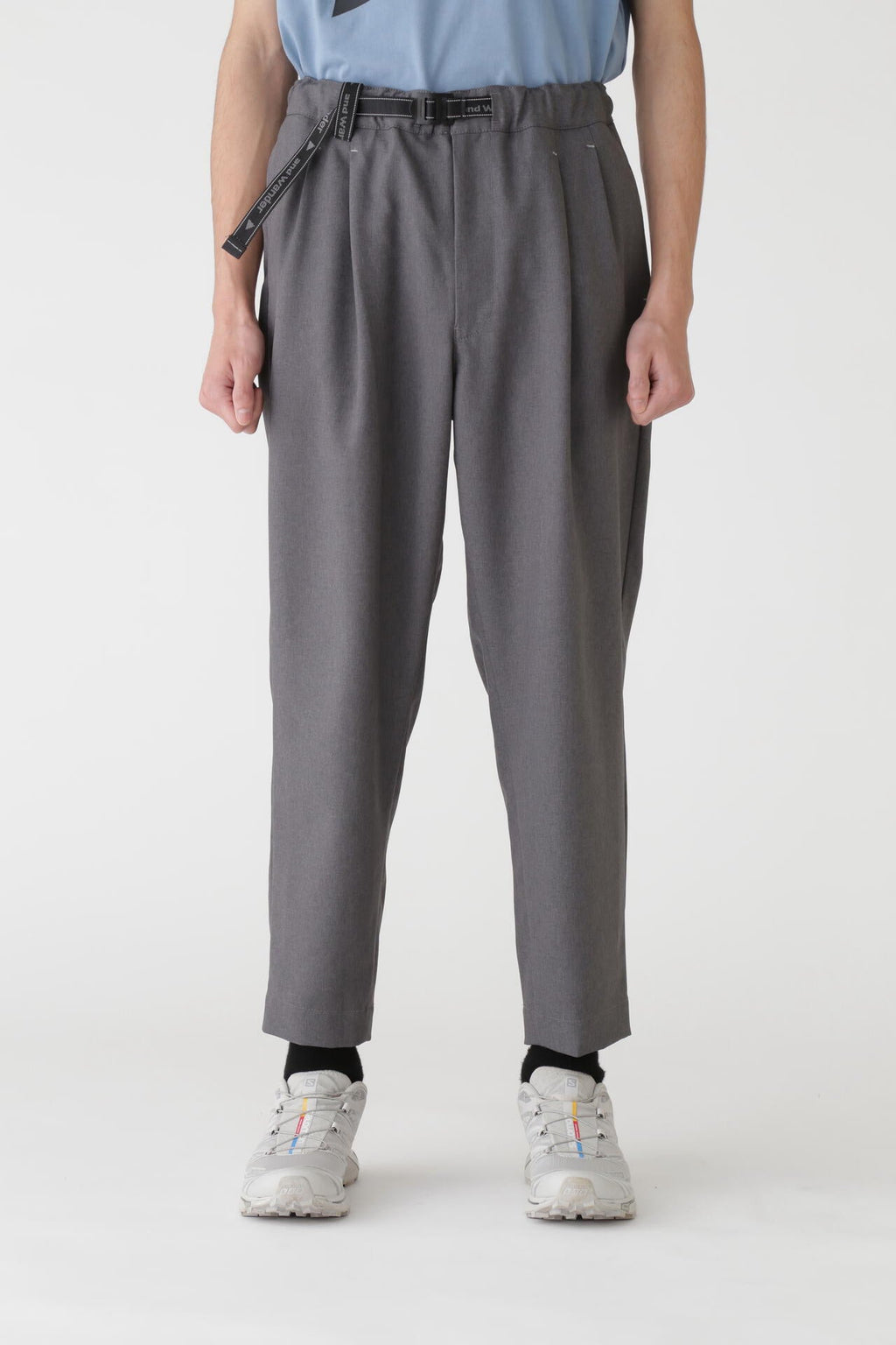 PE melange twill pants