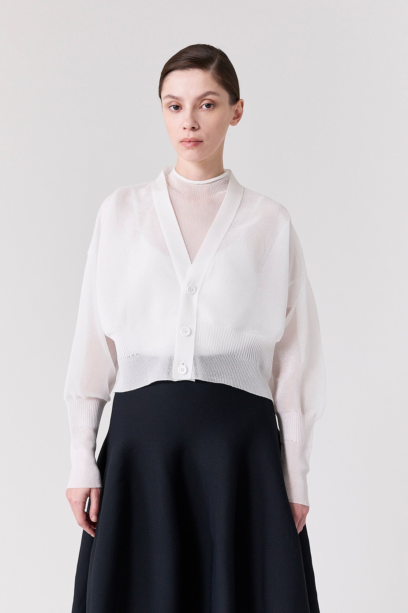 GARTER LUCENT CROPPED CARDIGAN