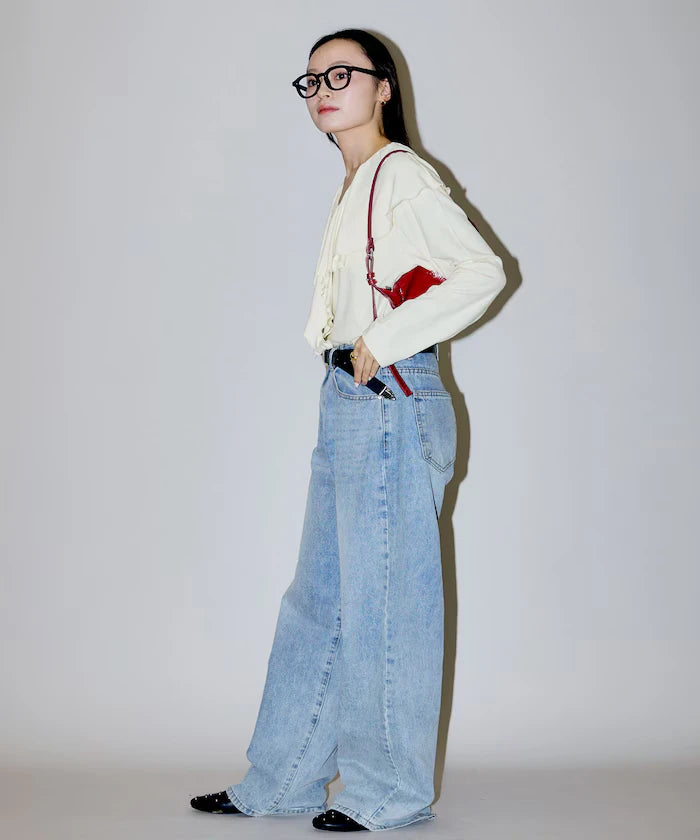 Collar Frill Ribbed Cut Sew Limited Edition