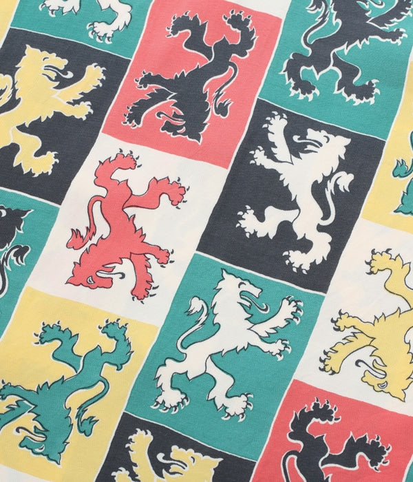 HIGH DENSITY RAYON OPEN SHIRT “LION RAMPANT”