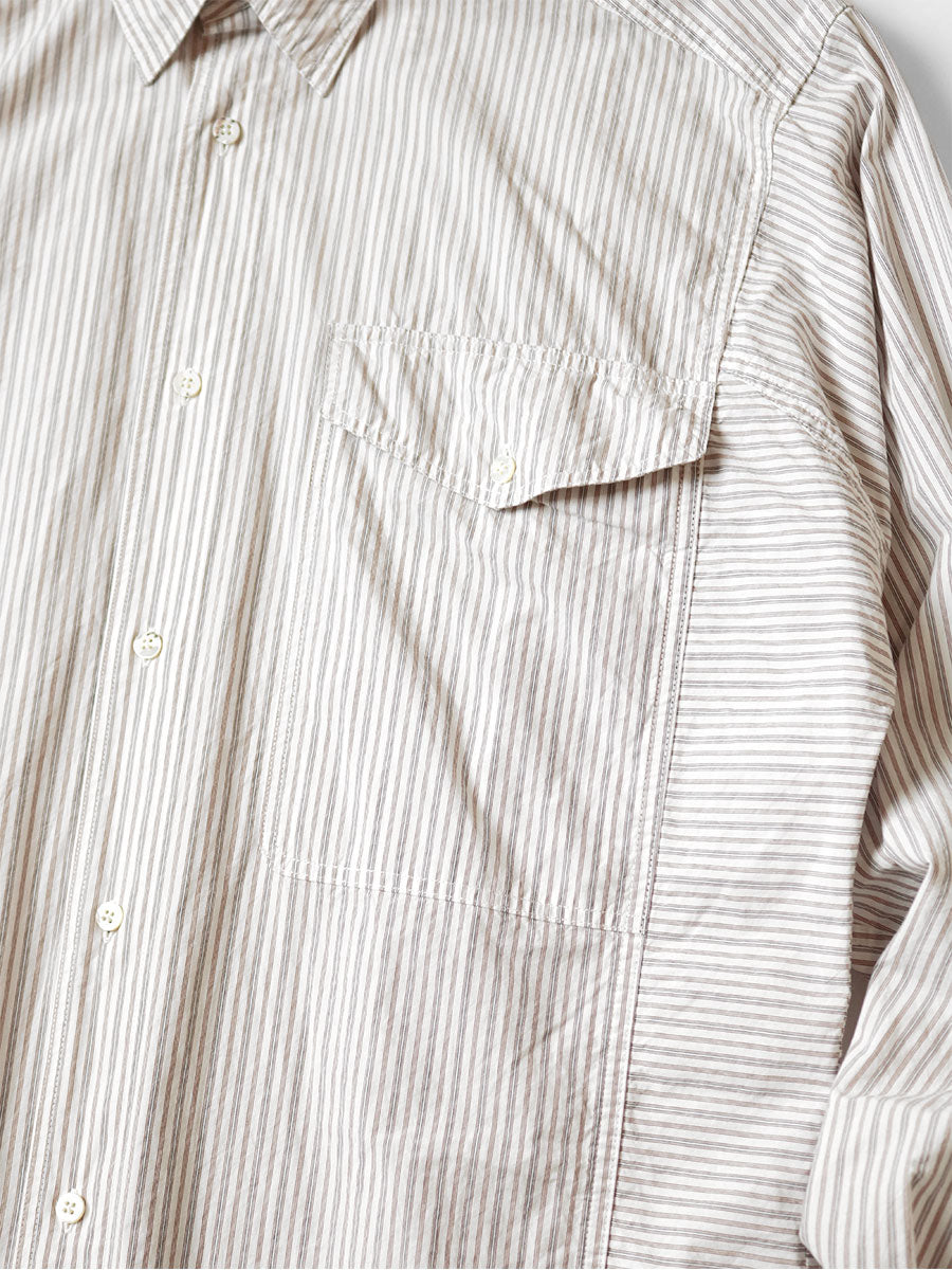 Cotton Stripe Cabin Work Shirt