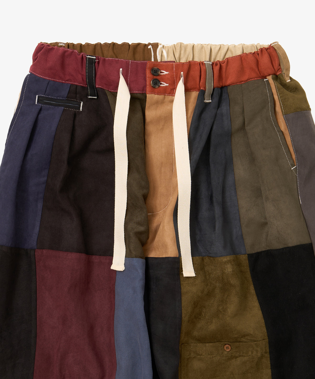hakama pants faux suede ten