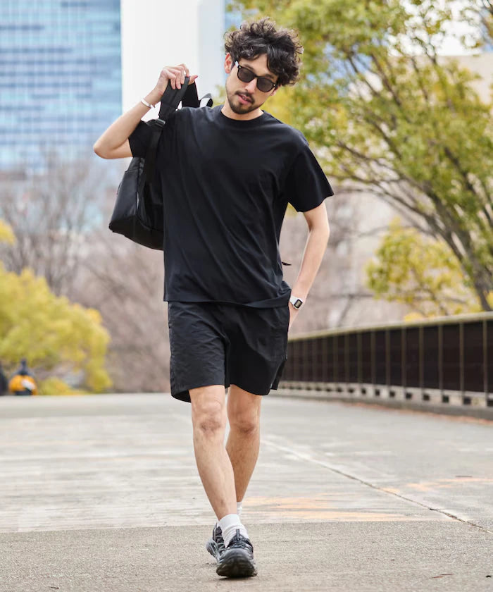 Nylon Short Length Baggy Shorts