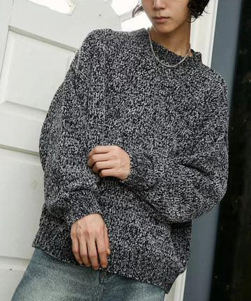 Mall Yarn Crew Neck Knit 【Limited Edition】