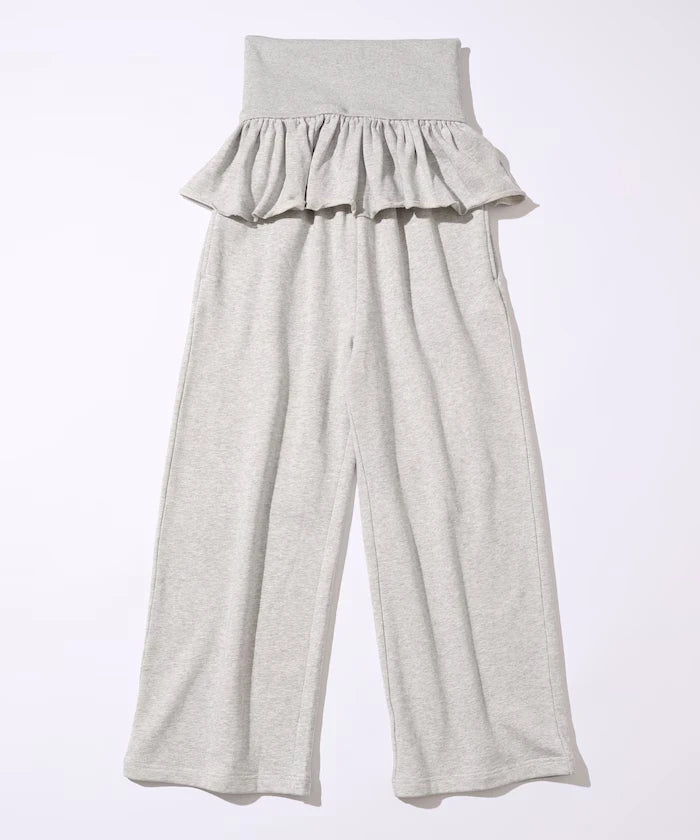 Organic Cotton 2WAY Bear Frill All-in-One / Inside Fleece Sweat
