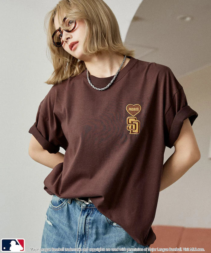 MLB One Point Heart T-Shirt
