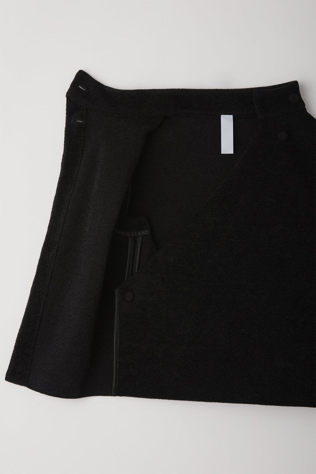 MILAN RIB VELVET STAND-UP COLLAR VEST
