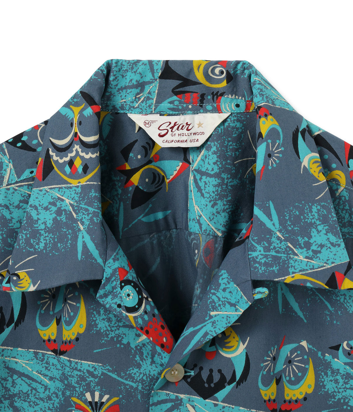 TYPEWRITER COTTON OPEN SHIRT “OWL”