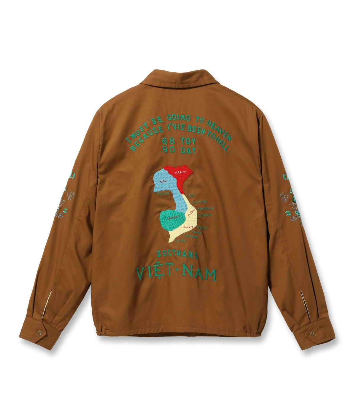 Late 1960s Style Cotton Vietnam Jacket “VIETNAM MAP”