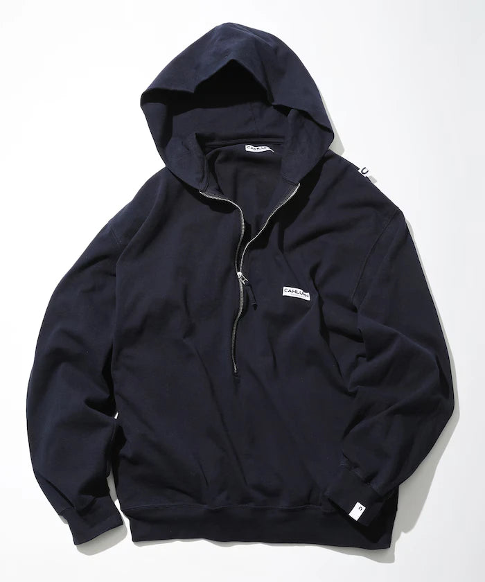 Heavy Weight Jersey 3/4-Zip Hoodie