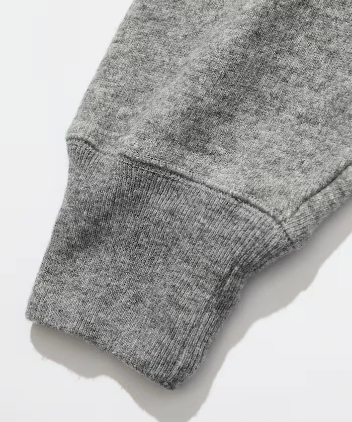 Merino Wool＋Cotton Loop Back Sweat Hoodie