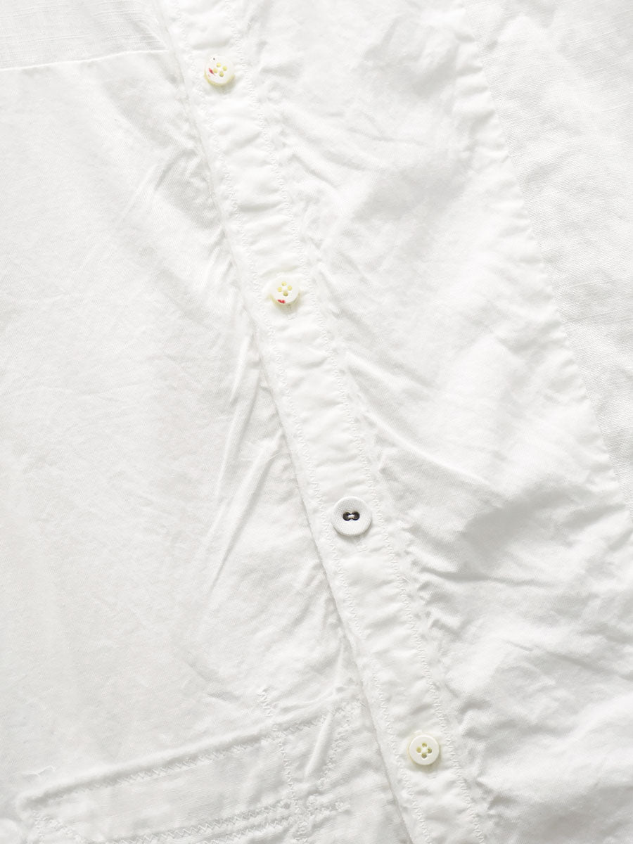 Cotton × Linen Patchwork Kathmandu Shirt