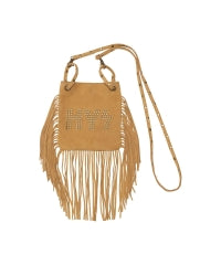Logo Studs Fringe Mini Bag