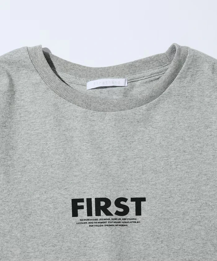 6 Ounce Front Logo Print Crew Neck T-Shirt / Back Print T-Shirt PRINT FRESH FIRST