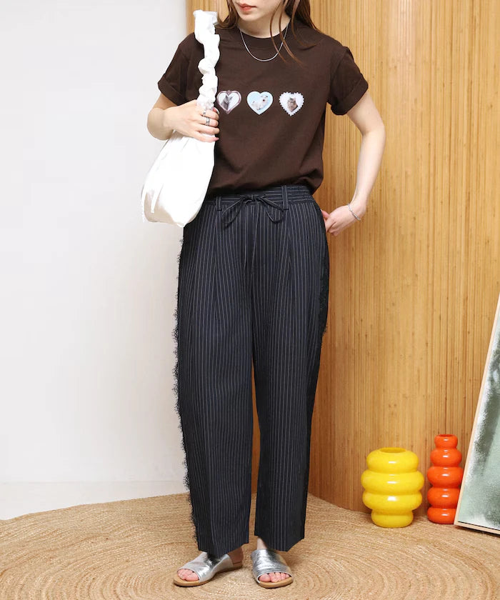 Organic Cotton Animal Heart Print T-Shirt