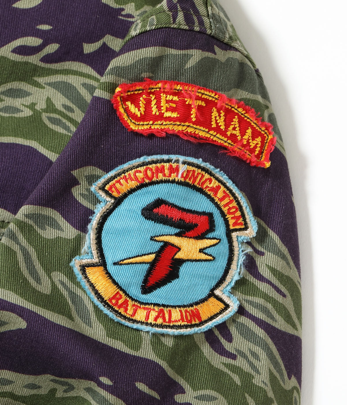 Tiger Camouflage Vietnam Tour Jacket ���7th COMM.���