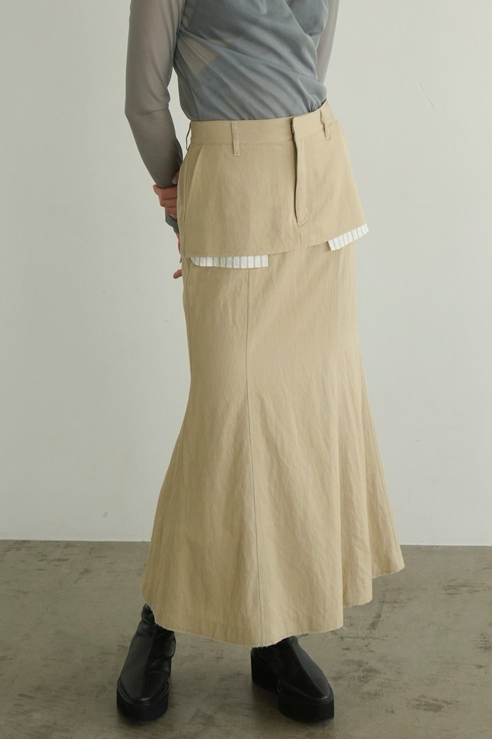DOUBLE LAYRED SKIRT