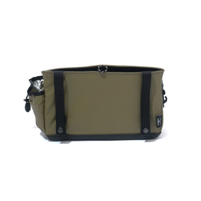 NYLON POLYCA SIDE CONTAINER/KHAKI
