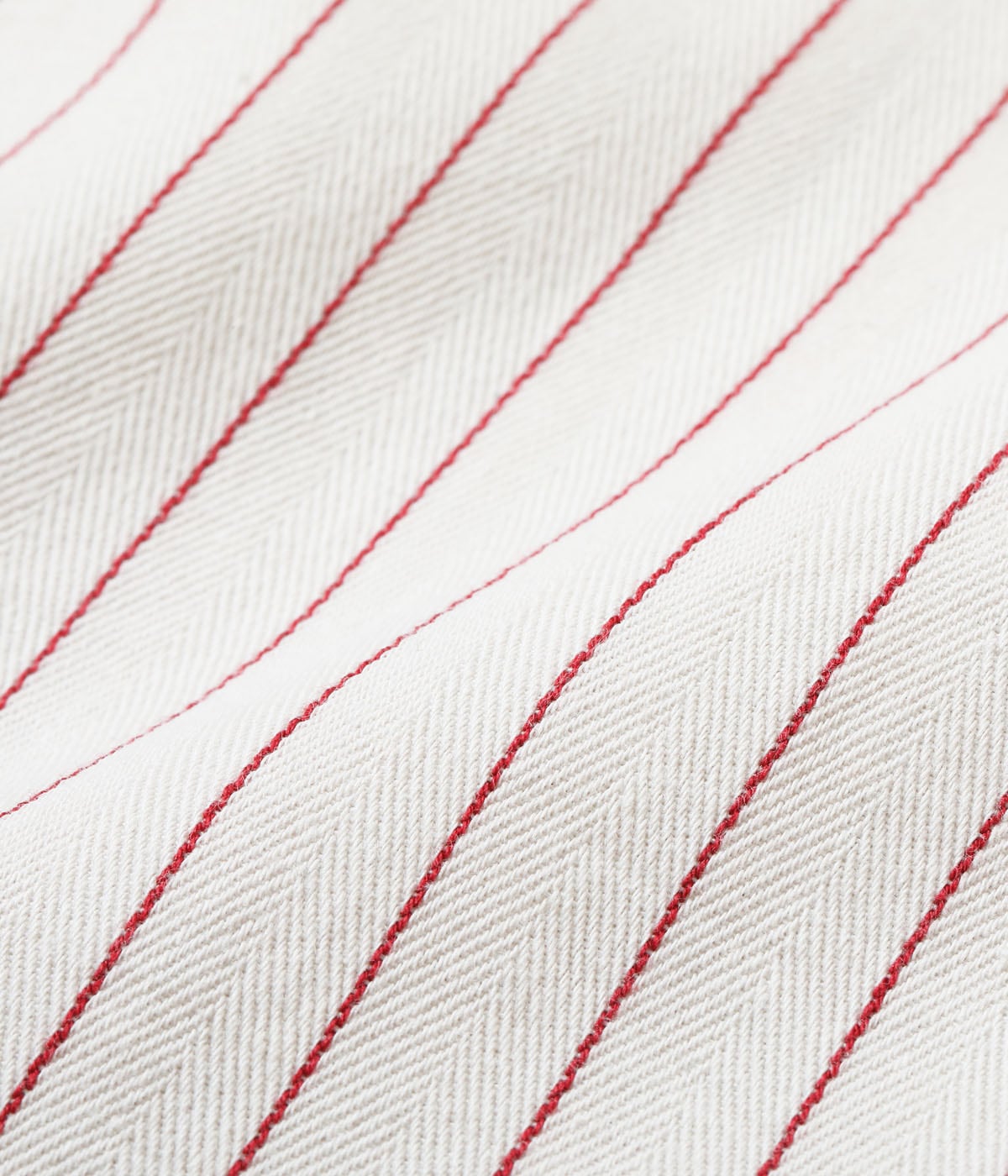 COKE STRIPE WORK SHIRT with CHAIN EMBROIDERED