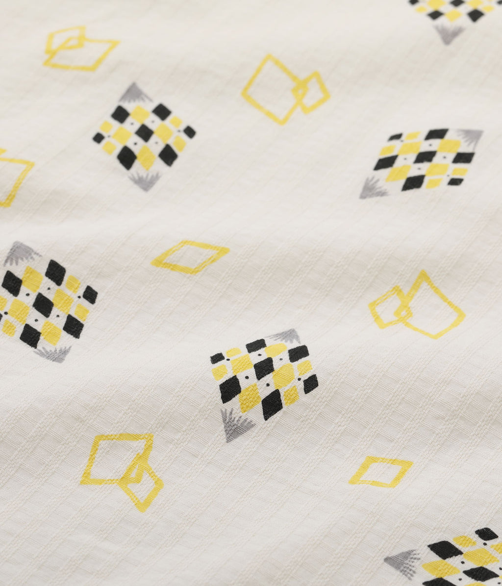 DOBBY COTTON OPEN SHIRT “DIAMOND”
