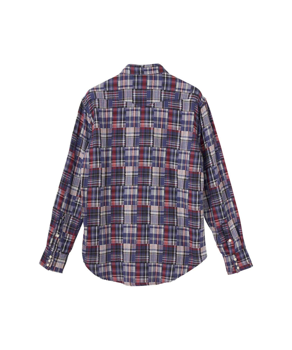 Double Gauze Check Western Shirt