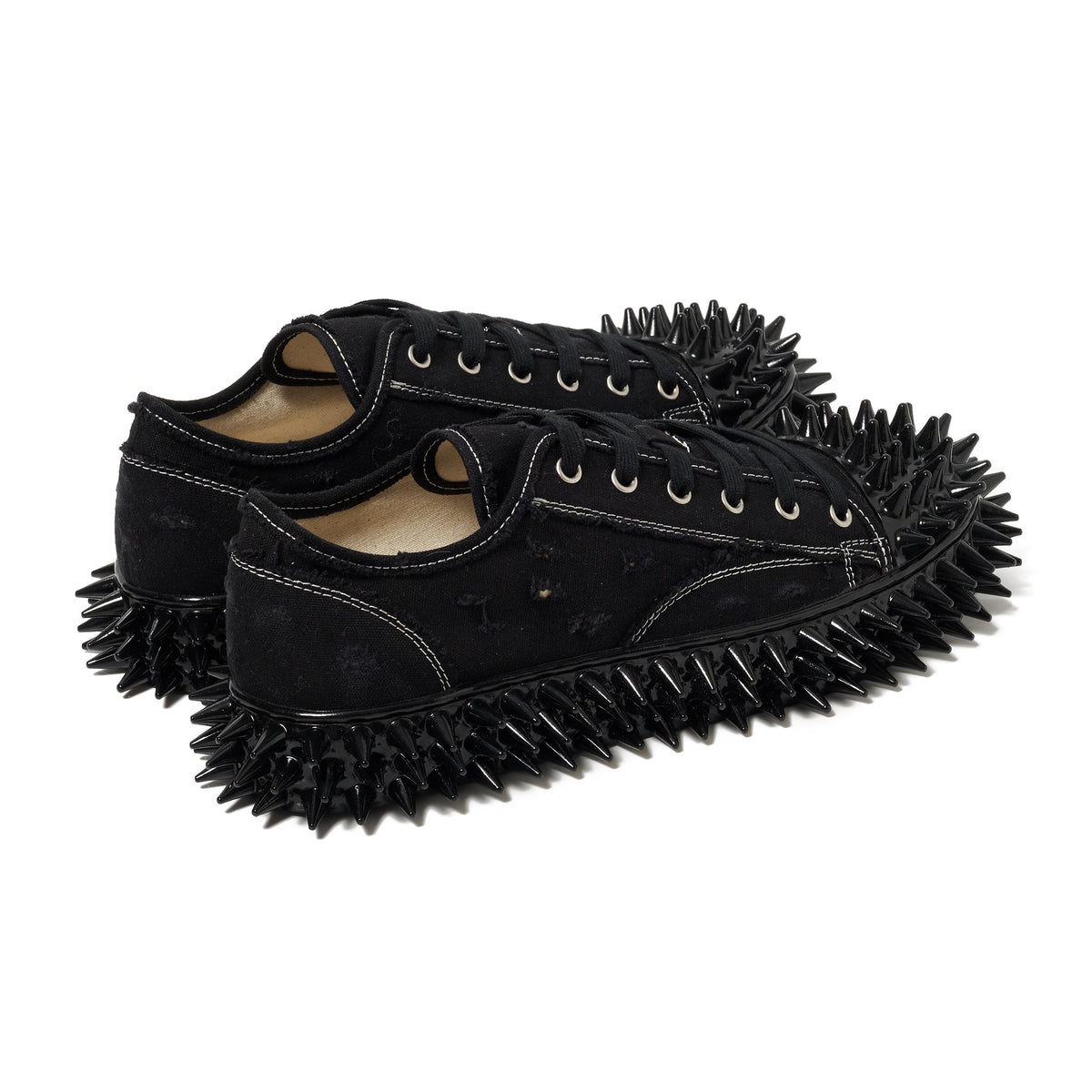 SPIKY CANVAS SNEAKER