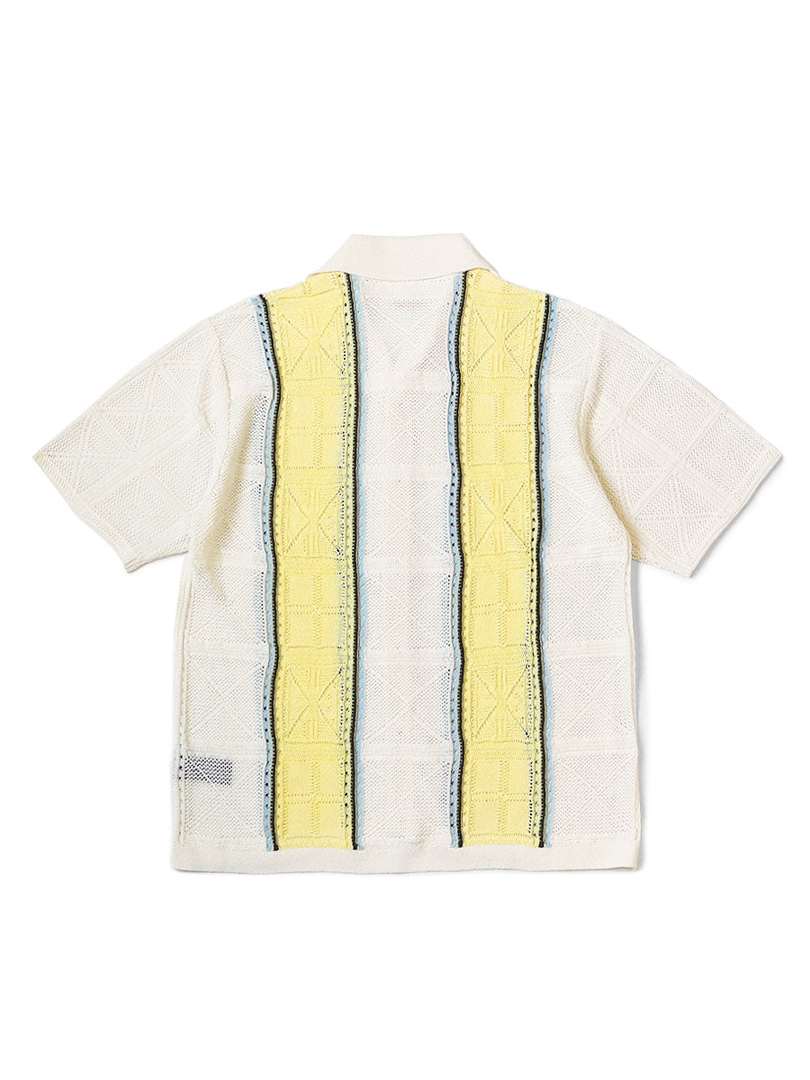 12G Crocheted Knit Tennessee Aloha Polo