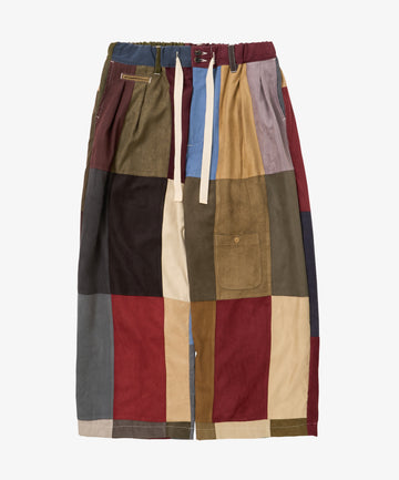 hakama pants faux suede three
