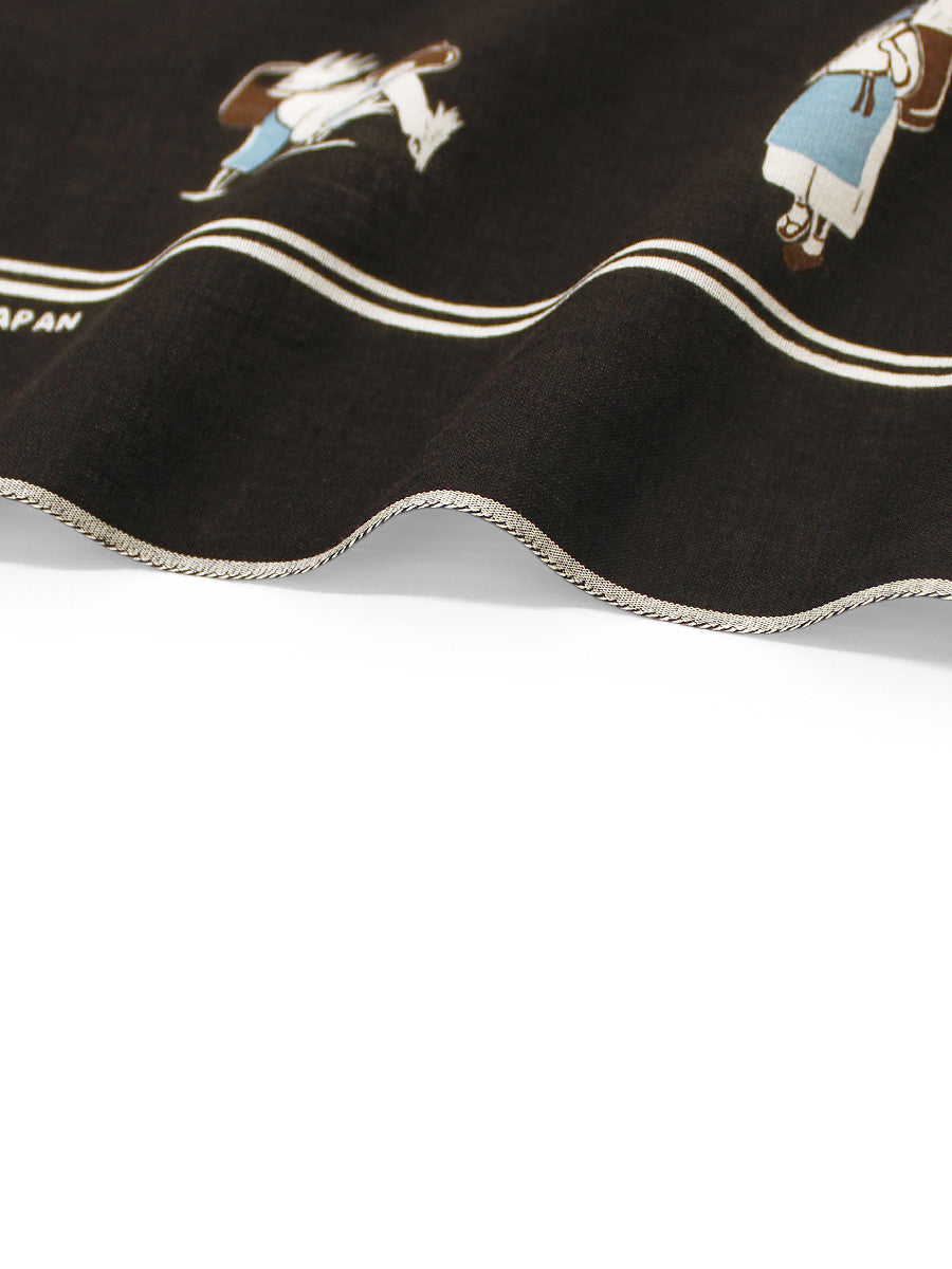 fastcolor selvedge bandana (rice planting) 20x20