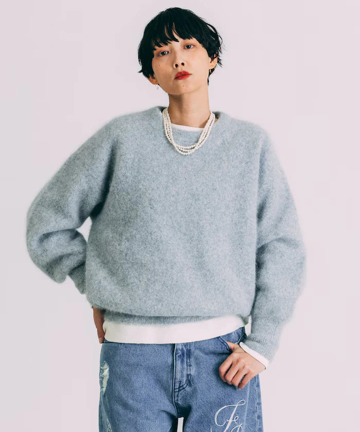 Fluffy Knit Pullover
