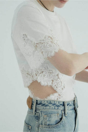 SIDE LACE CUT OUT BODYSUITS