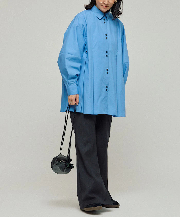 Box Stack Balloon Sleeve Long Sleeve Shirt