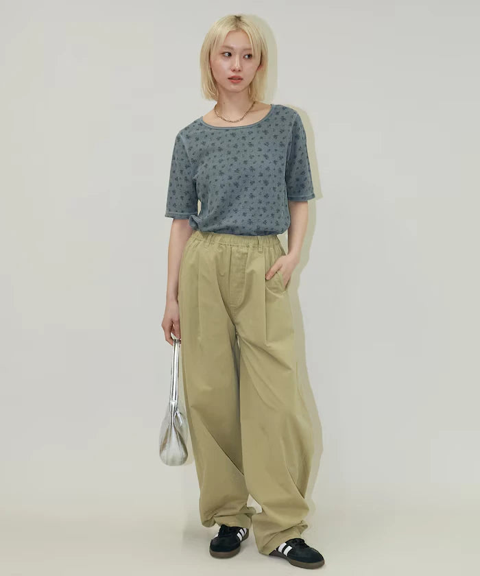 LOVE POP STUDIO Tuck Curve Pants Limited Edition