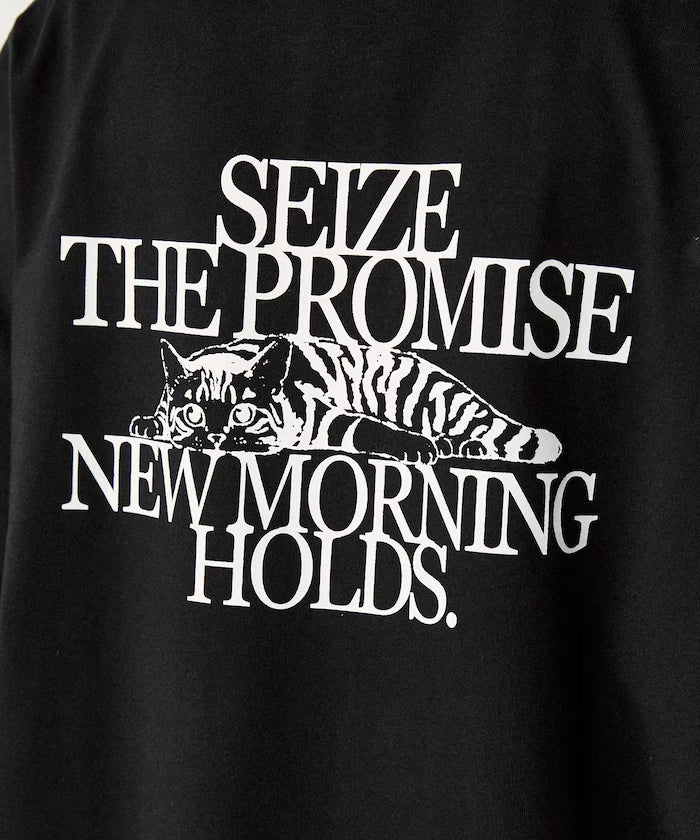 <Functional Material> PROMISE Cat Print T-Shirt Limited Release