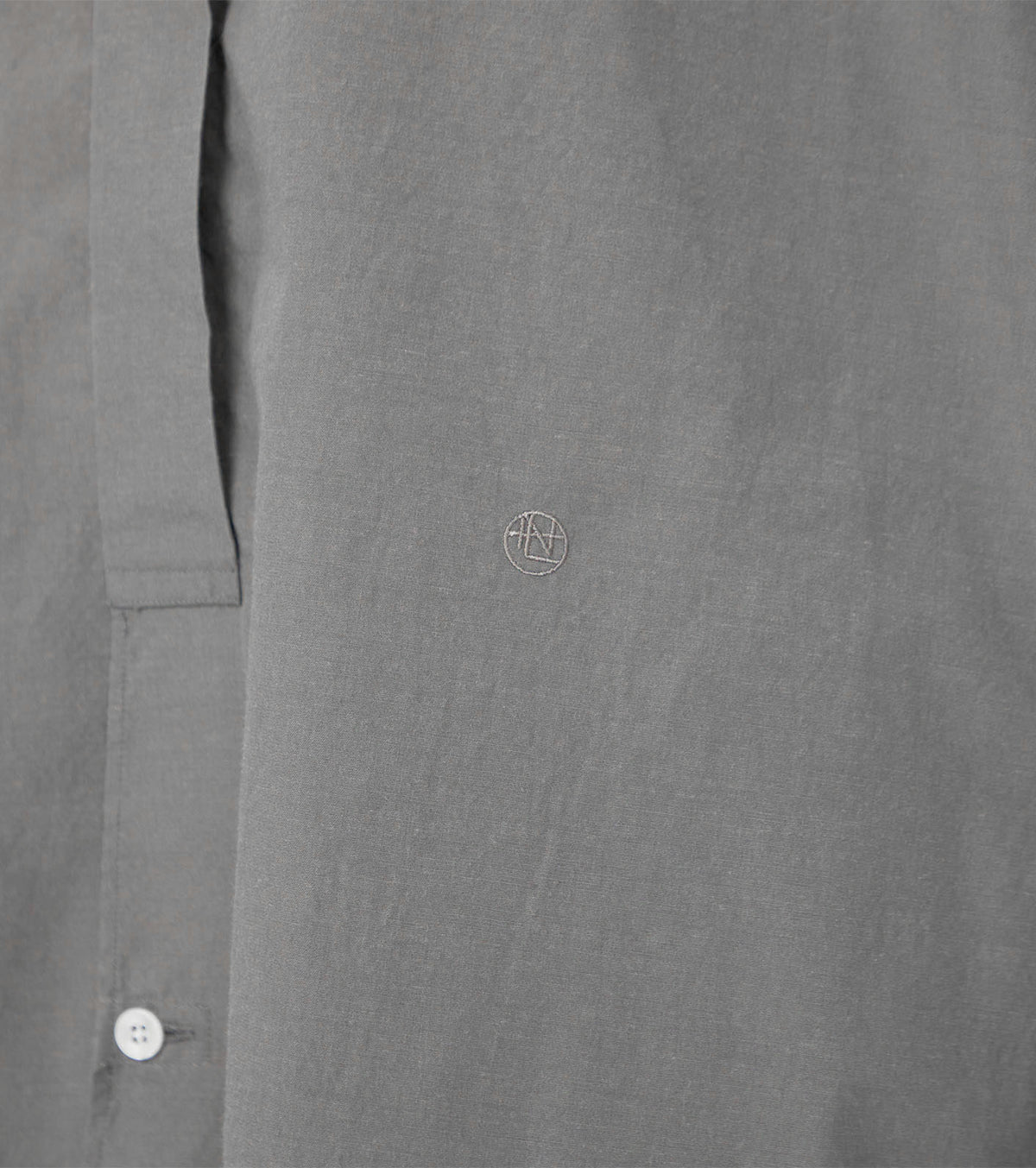 Band Collar Wind Shirt Dress