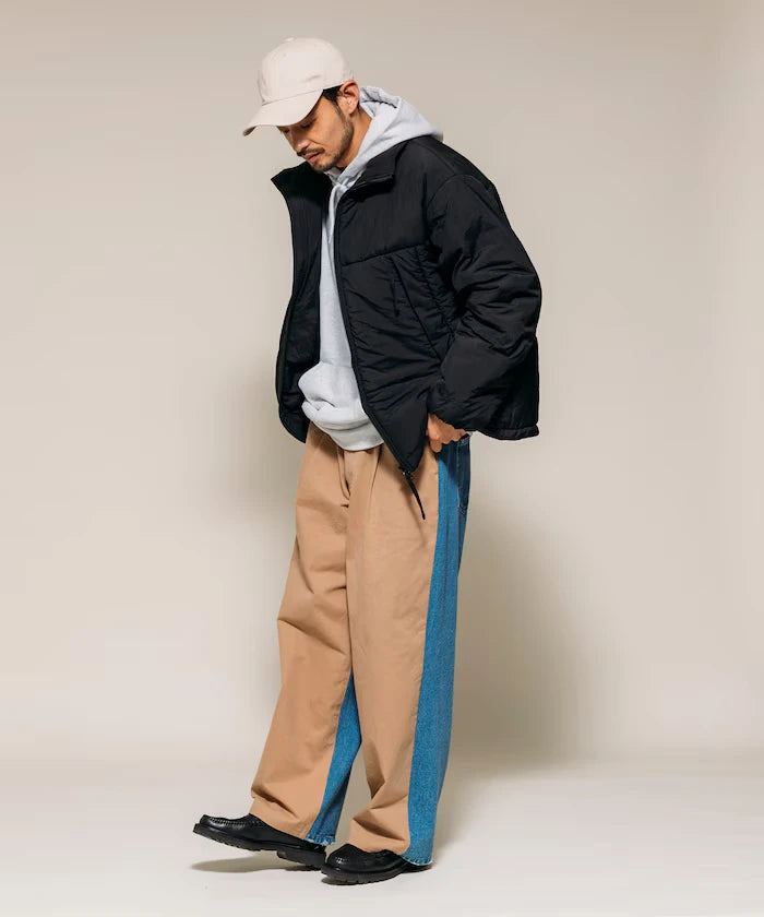 PRIMALOFT PUFF JACKET / Primaloft Stand Collar Puff Jacket / Insulated Blouson