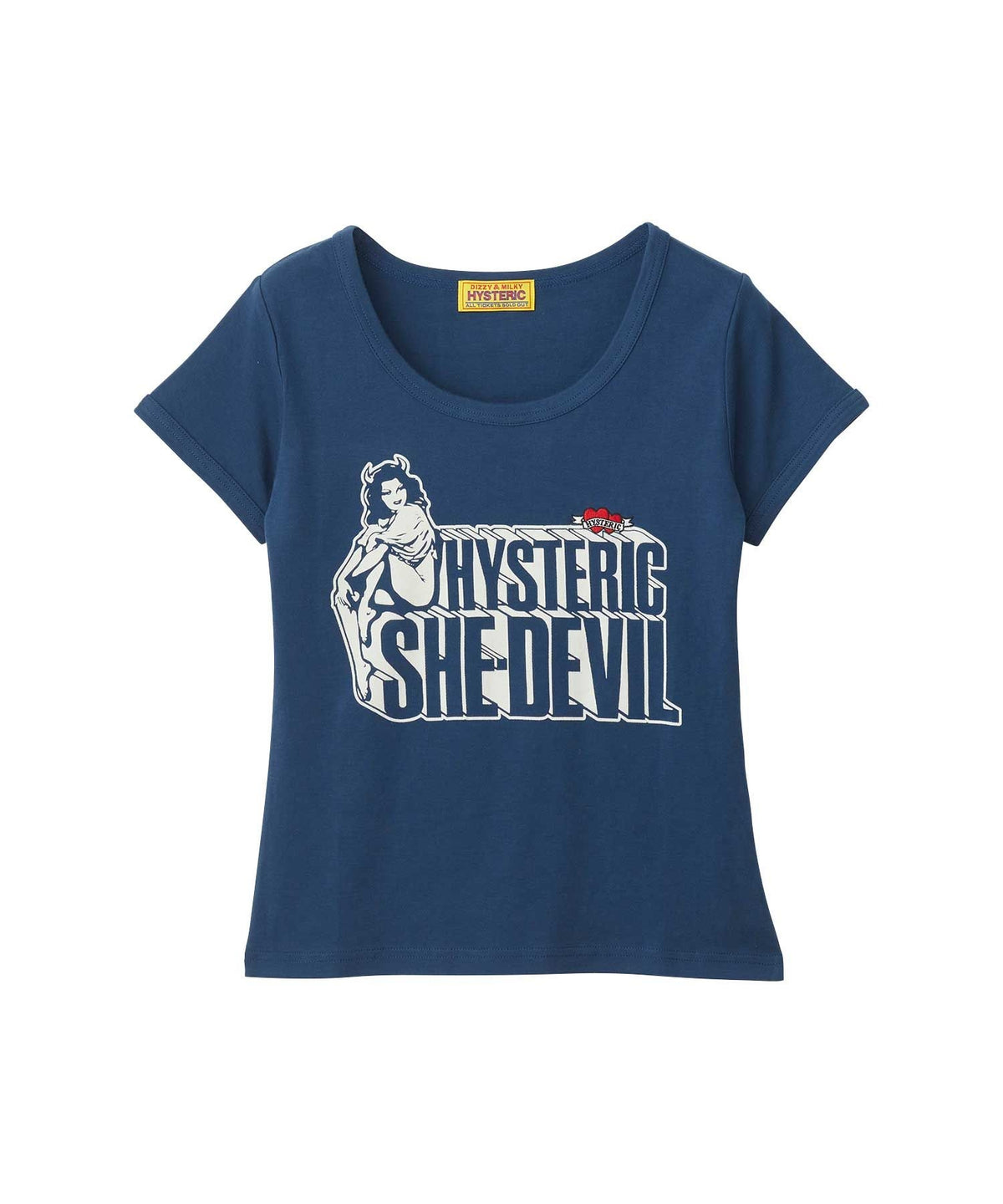 SHE DEVIL HEART Embroidered Chibi T-Shirt