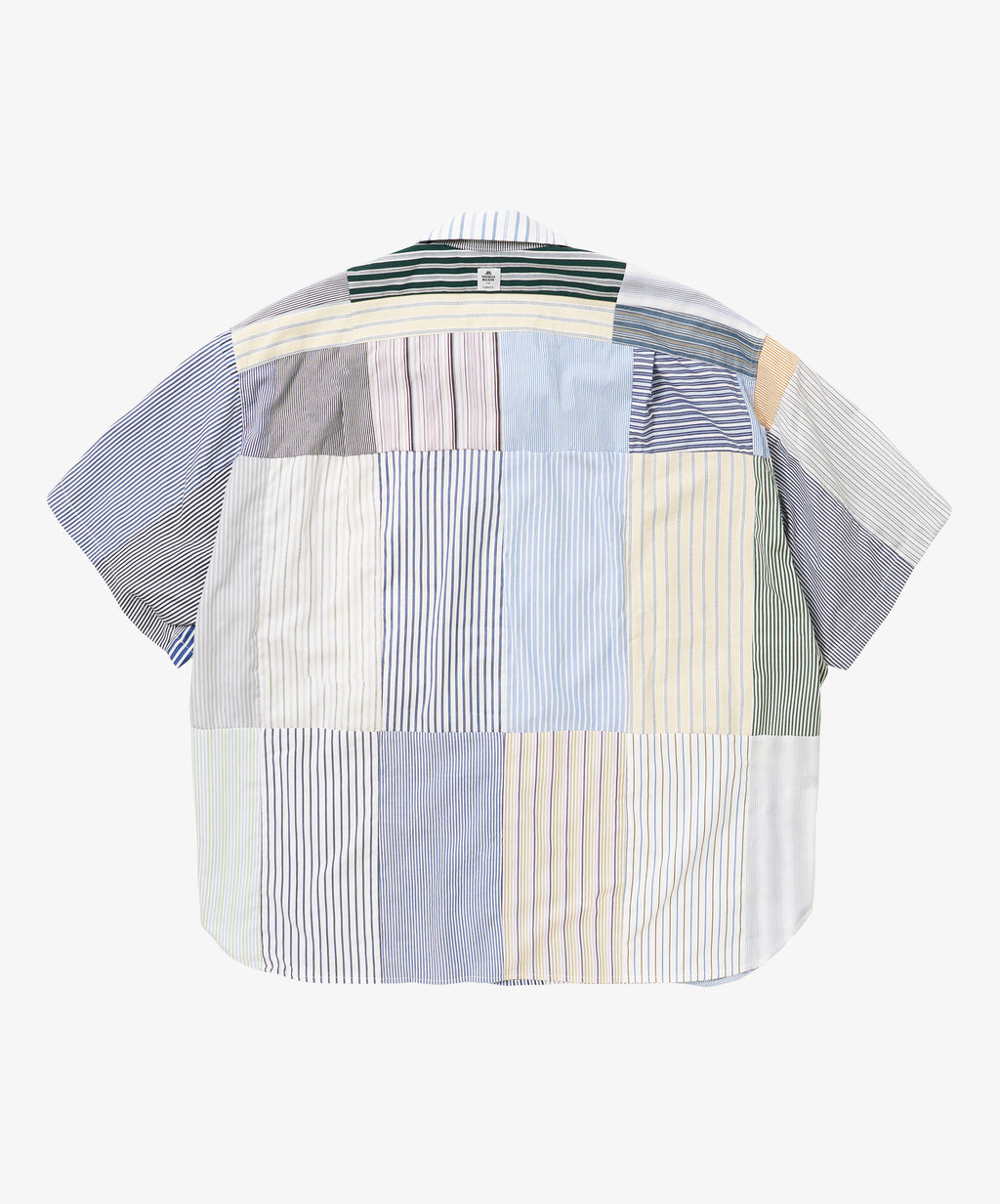 overshirt short sleeve stripe eight
