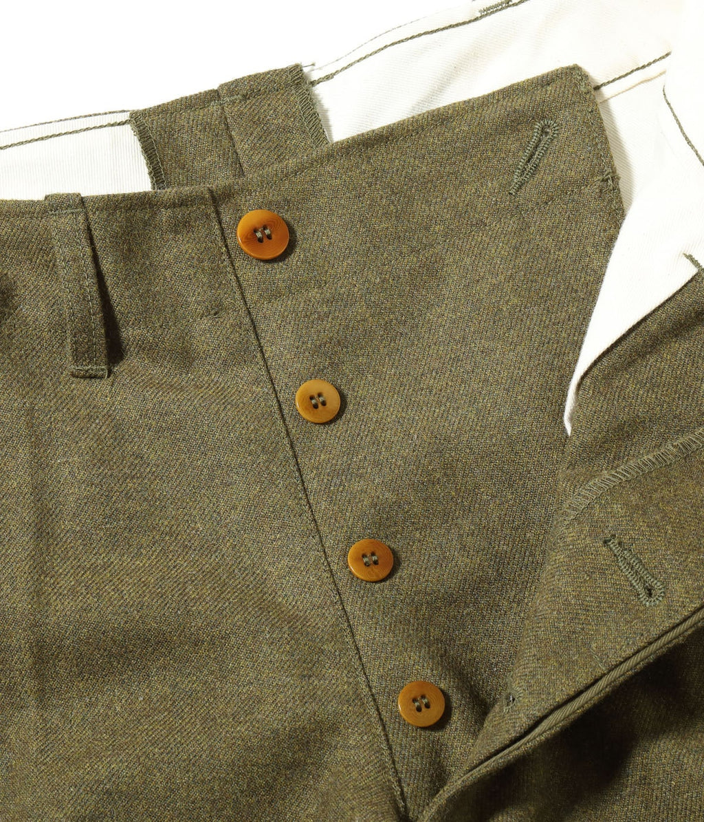 TROUSERS, WOOL, SERGE, SPECIAL O.D. LIGHT SHADE ���BUZZ RICKSON & COMPANY���