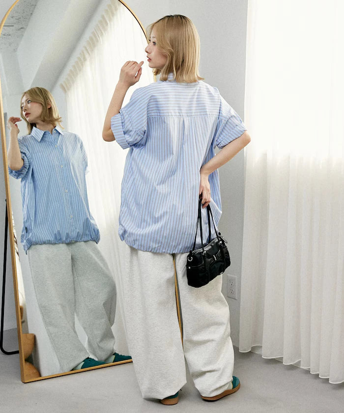 LOVE POP STUDIO Regular Color Half Sleeve Shirt Limited Edition