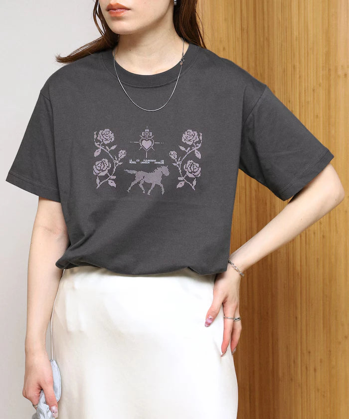 Organic Cotton Dot Graphic T-Shirt