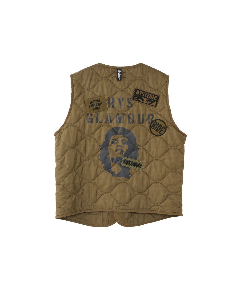HYSTERIC REVOLUTION Quilted Vest