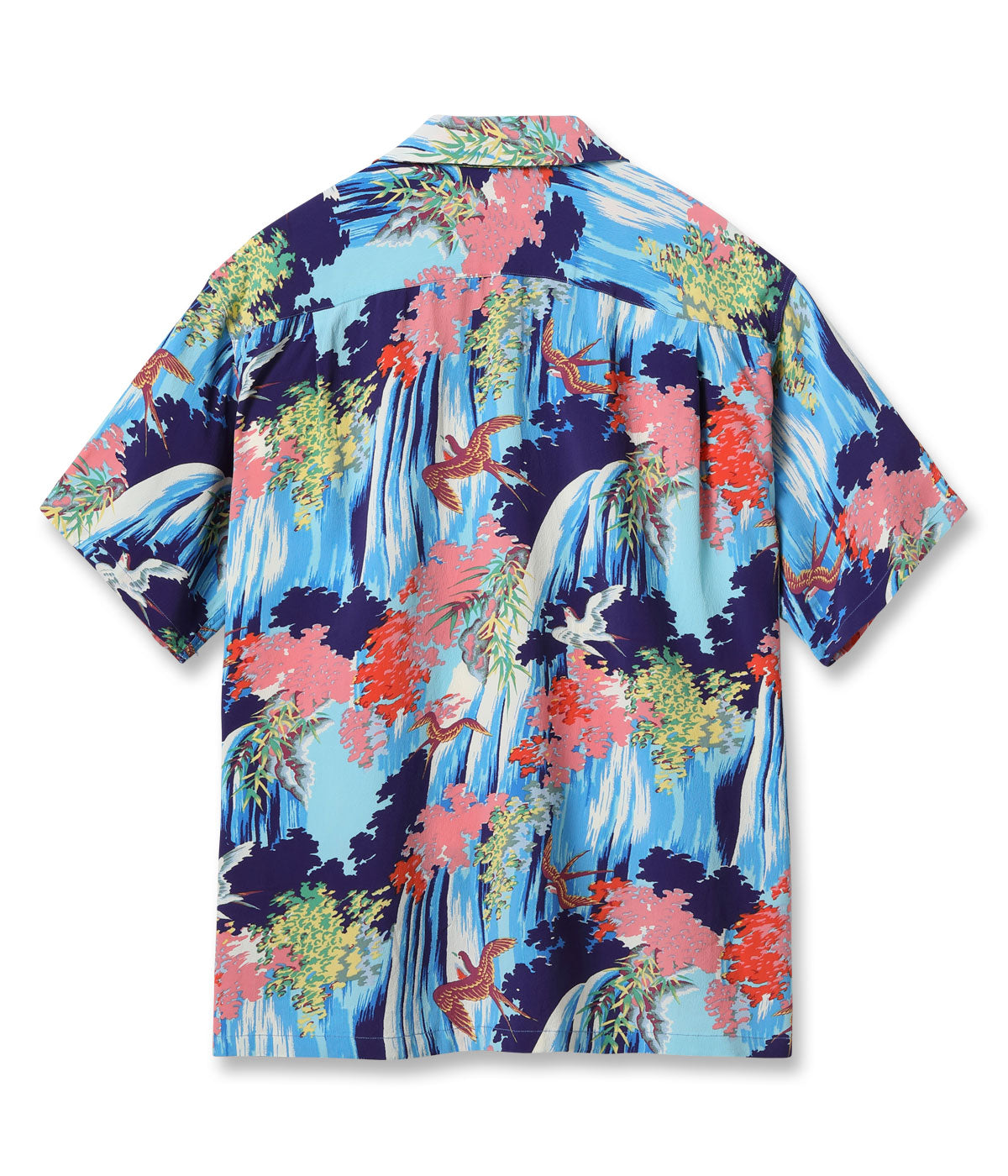 RAYON HAWAIIAN SHIRT “SWALLOW WILDLY FLUTTERING”