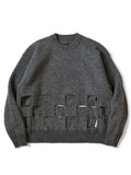 7G Wool Wind Pen BIG Crew Sweater