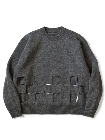 7G Wool Wind Pen BIG Crew Sweater